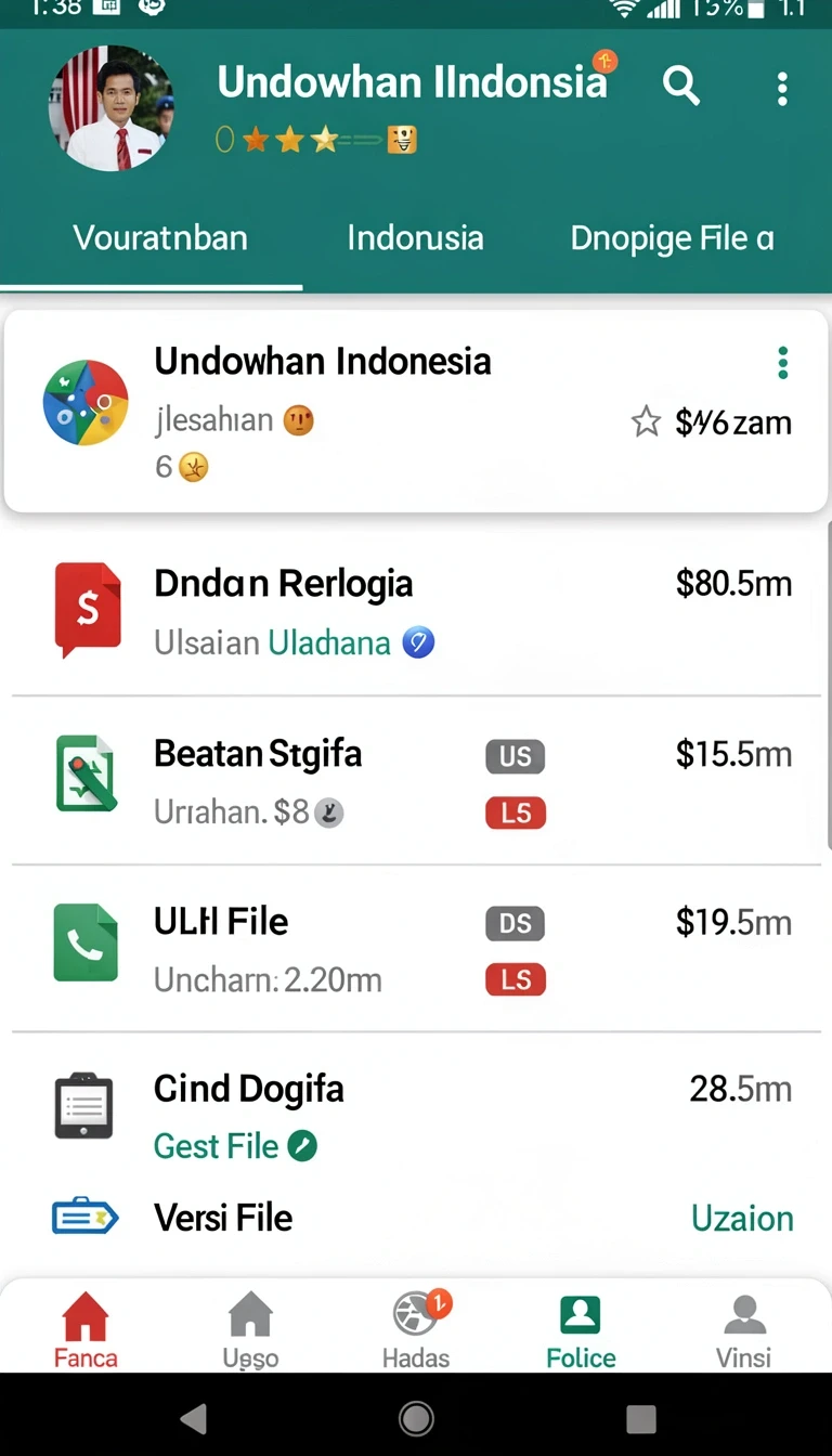 Tampilan utama aplikasi tongwd App Terbaru: Fitur Unggulan dan Download yang intuitif dan efisien.