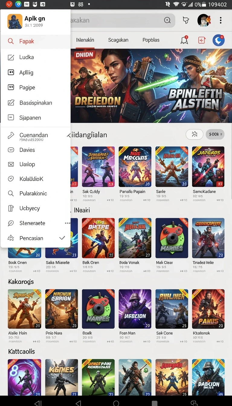 Tampilan utama aplikasi 77singa App Terbaru: Fitur Unggulan dan Download yang intuitif dan efisien.