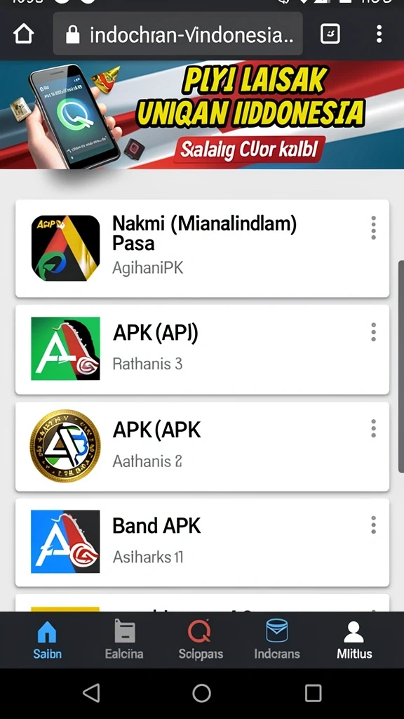 Tampilan utama aplikasi Aplikasi awanluck Terbaru untuk Android dan iOS yang intuitif dan efisien.