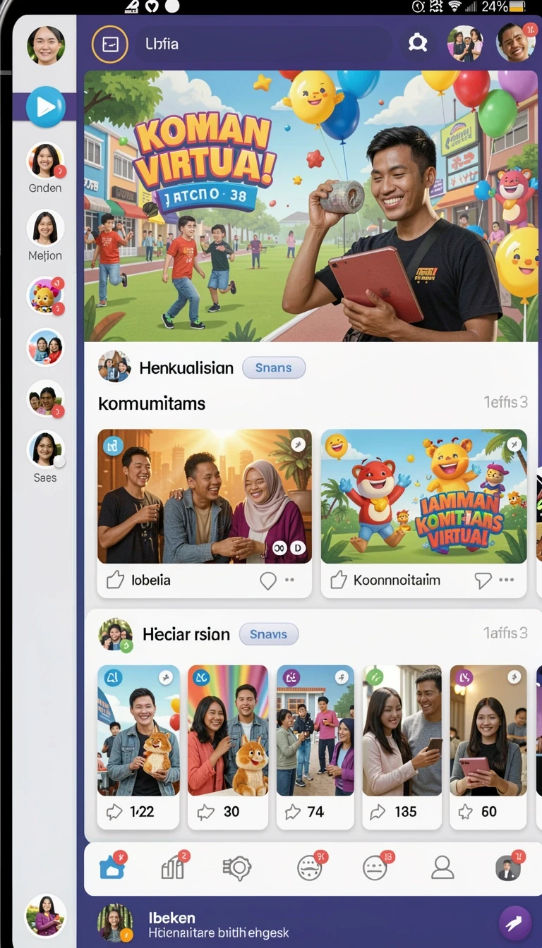 Tampilan utama aplikasi dewi188 Terbaru untuk Android: Download APK Gratis yang intuitif dan efisien.