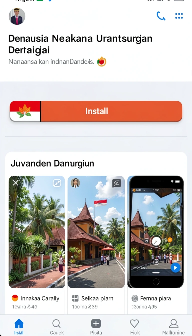 Tampilan utama aplikasi marina77 APK Terbaru 2026 untuk Semua Perangkat yang intuitif dan efisien.